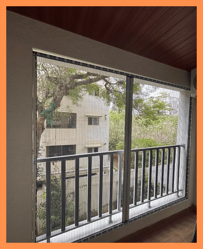 Balcony mosquito mesh